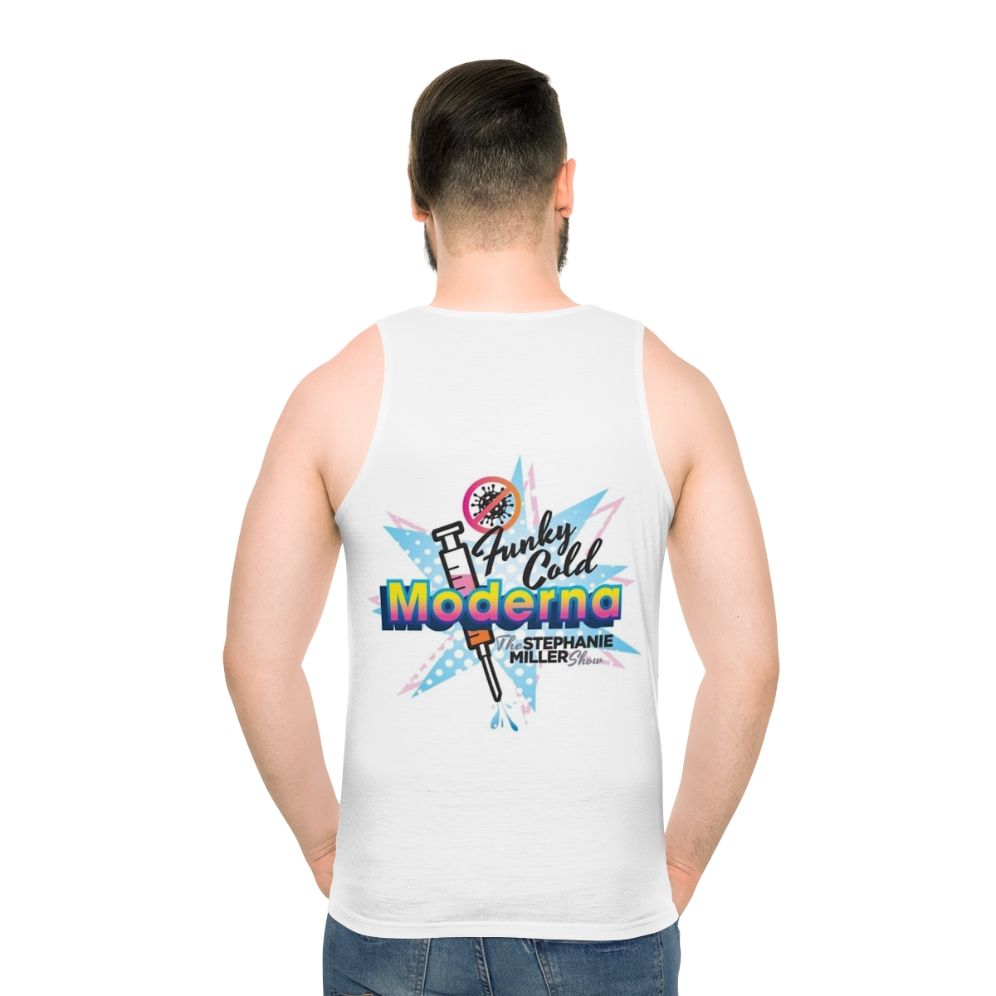 Moderna vaccine unisex tank top