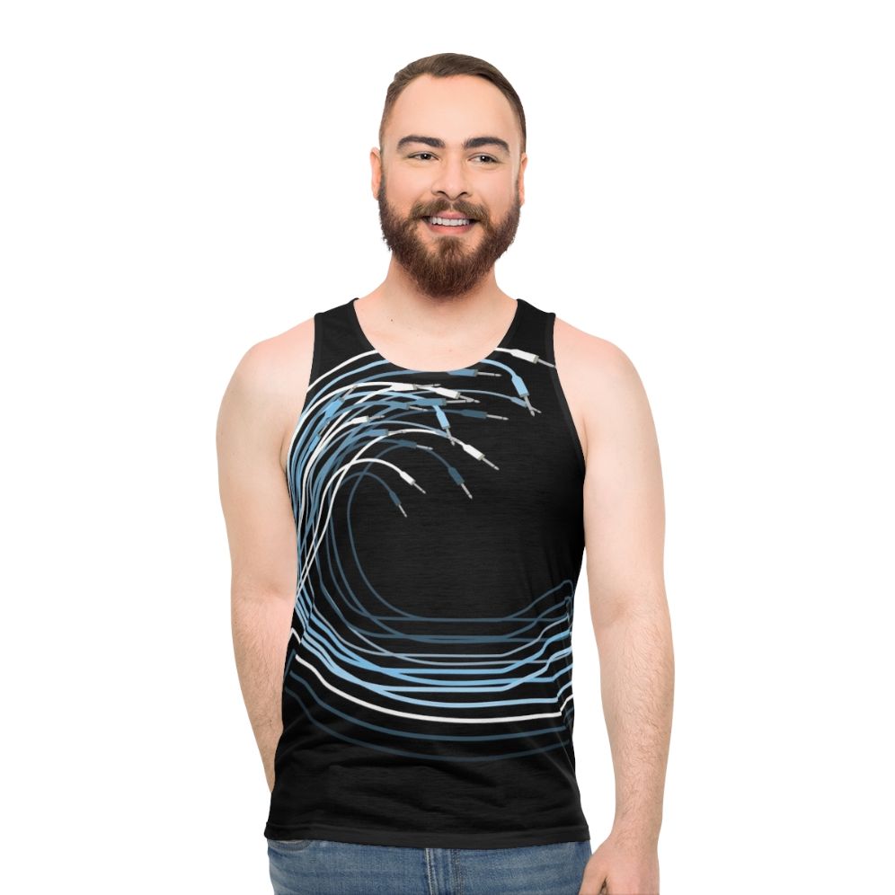 Modular synthesizer eurorack unisex tank top