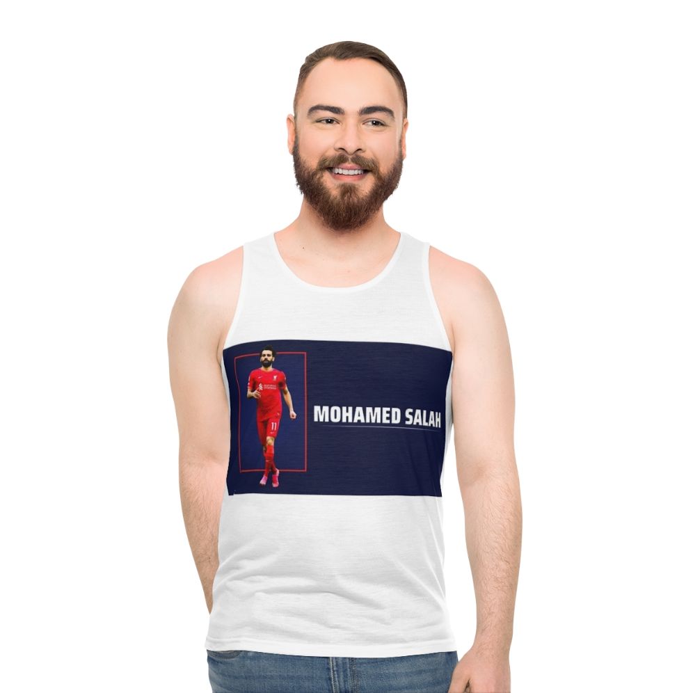 Mohamed Salah Wallpaper Unisex Tank Top