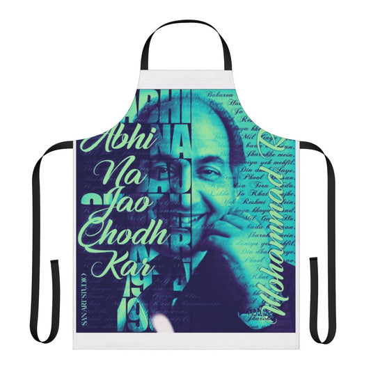 Mohd Rafi Inspired Art Apron featuring the iconic Bollywood singer