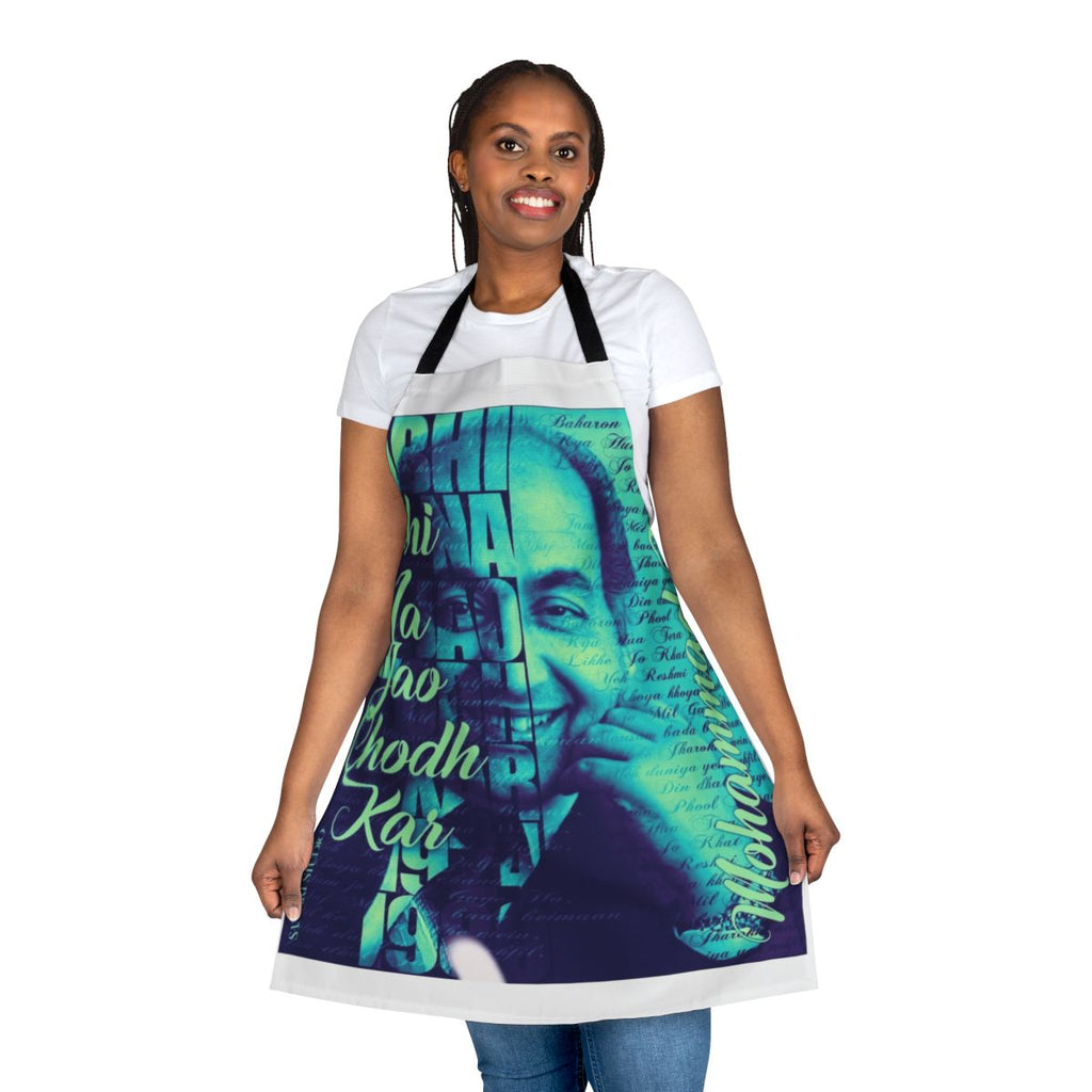 Mohd Rafi Inspired Art Apron featuring the iconic Bollywood singer
