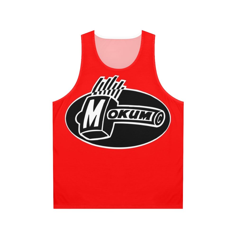 Mokum Records unisex tank top with electronic music and rave culture design