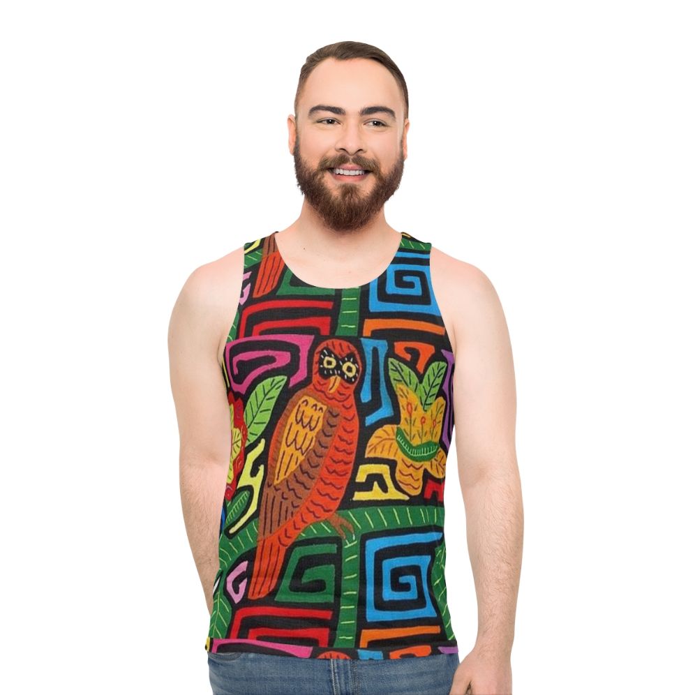 Mola De Panama Unisex Tropical Tank Top