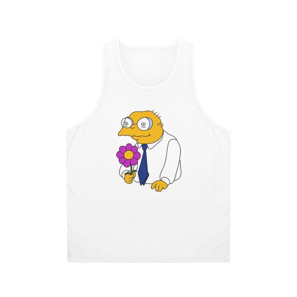 Moleman holding a flower from The Simpsons