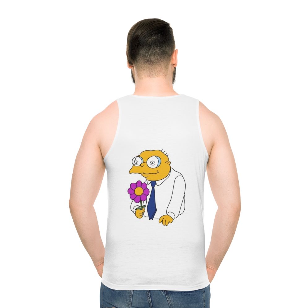 Moleman holding a flower from The Simpsons