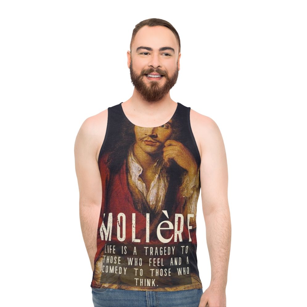 Molière Tragicomedy Quotes Unisex Tank Top
