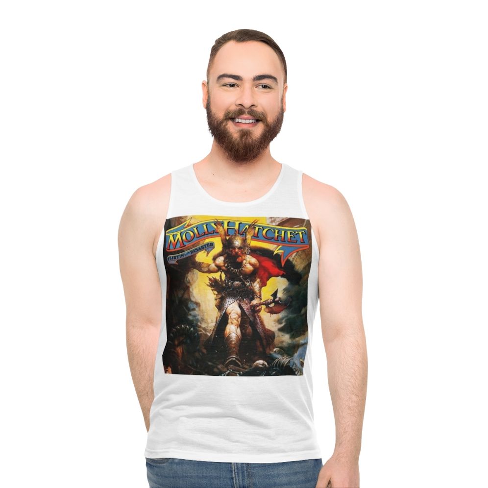 Molly Hatchet band art unisex tank top