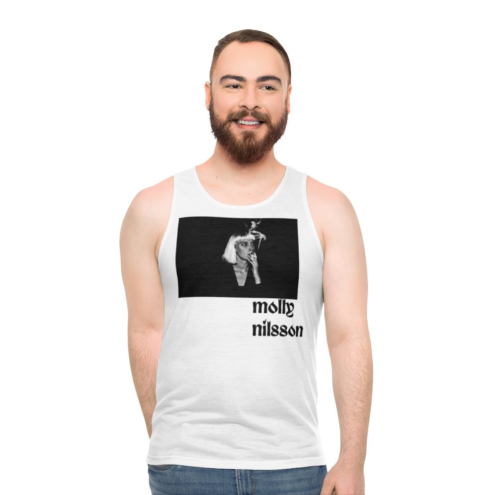 Molly Nilsson Berlin Indie Synthpop Coldwave Unisex Tank Top