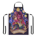 Mollymauk-themed apron featuring the character from the popular tabletop RPG series Critical Role