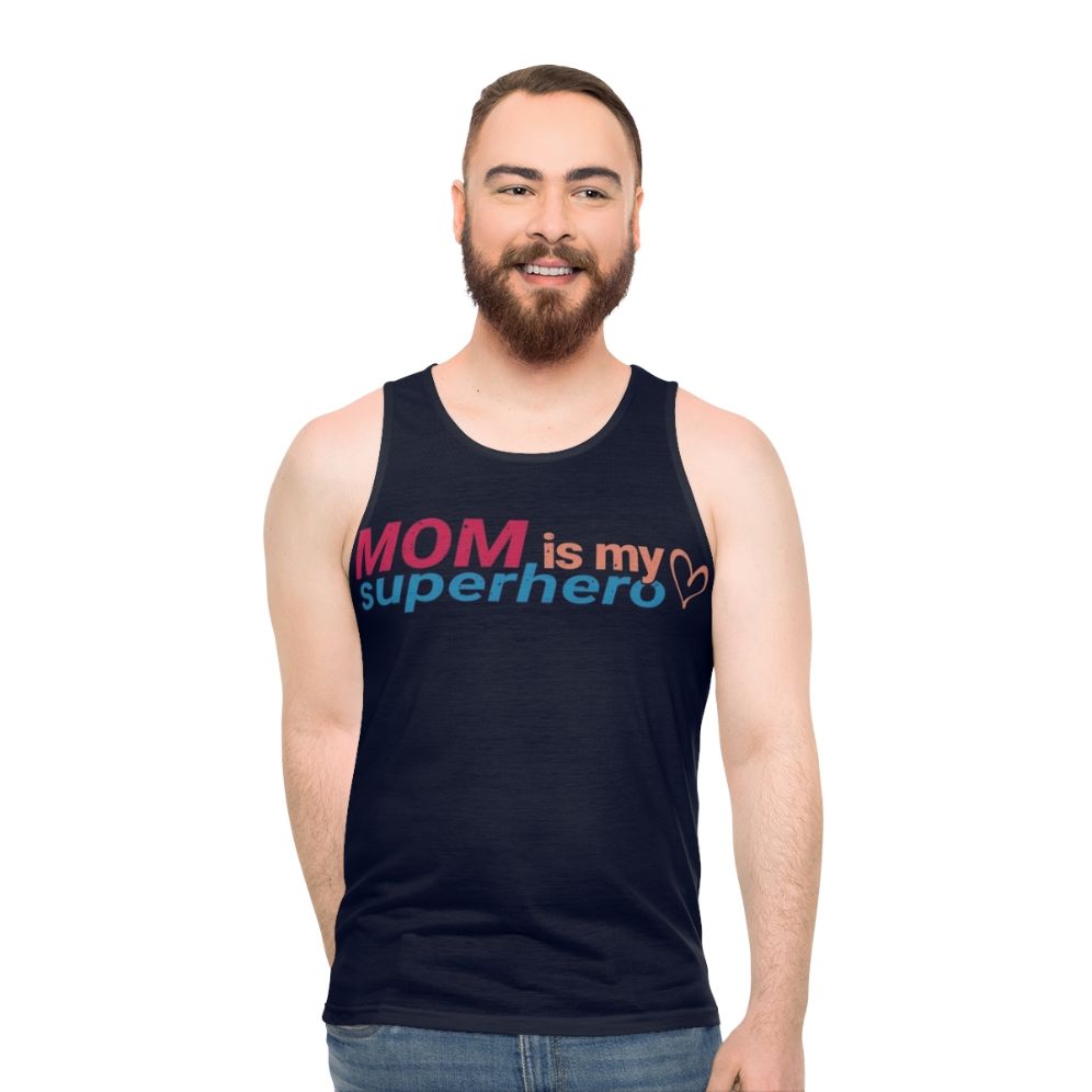Mom Is My Superhero Unisex Tank Top