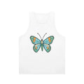 Monarch butterfly charm unisex tank top