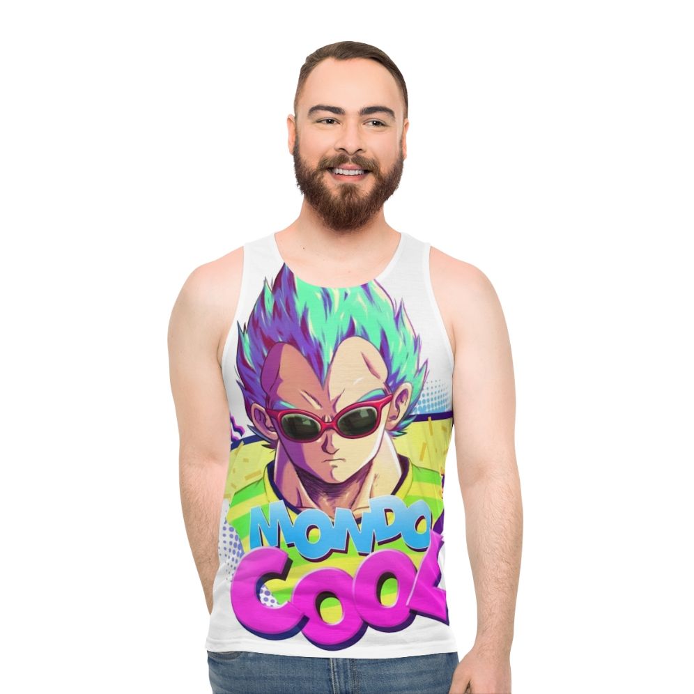 Mondo Cool unisex 90s retro pastel dragon ball inspired tank top