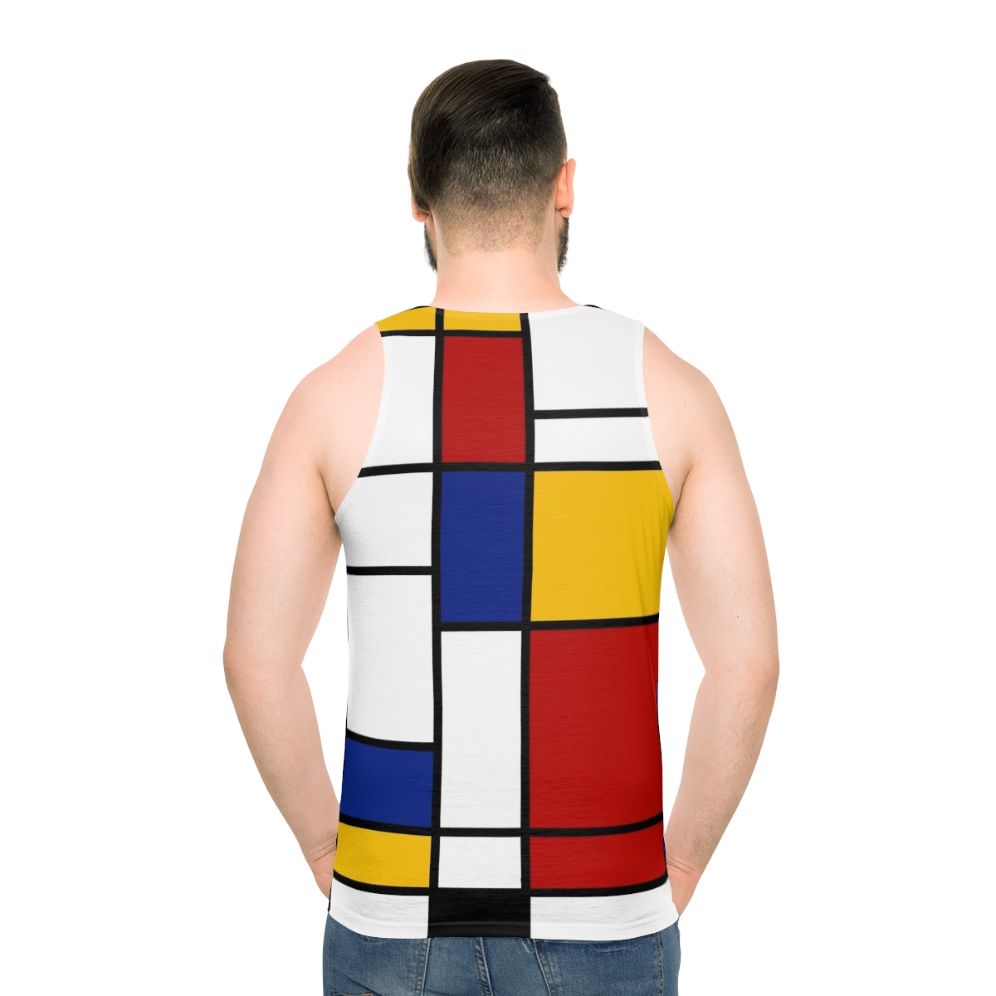 Mondrian-inspired de stijl unisex tank top