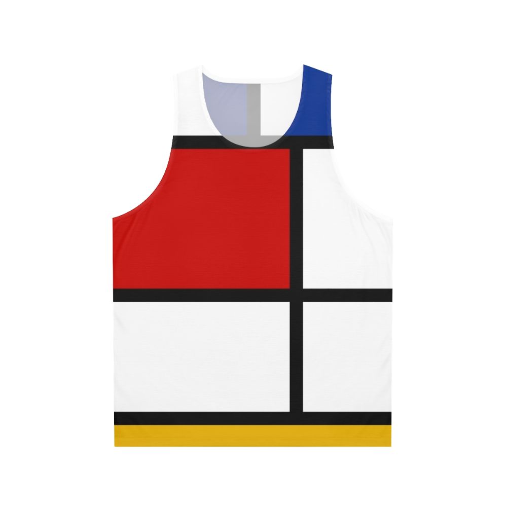 Mondrian inspired de stijl unisex tank top
