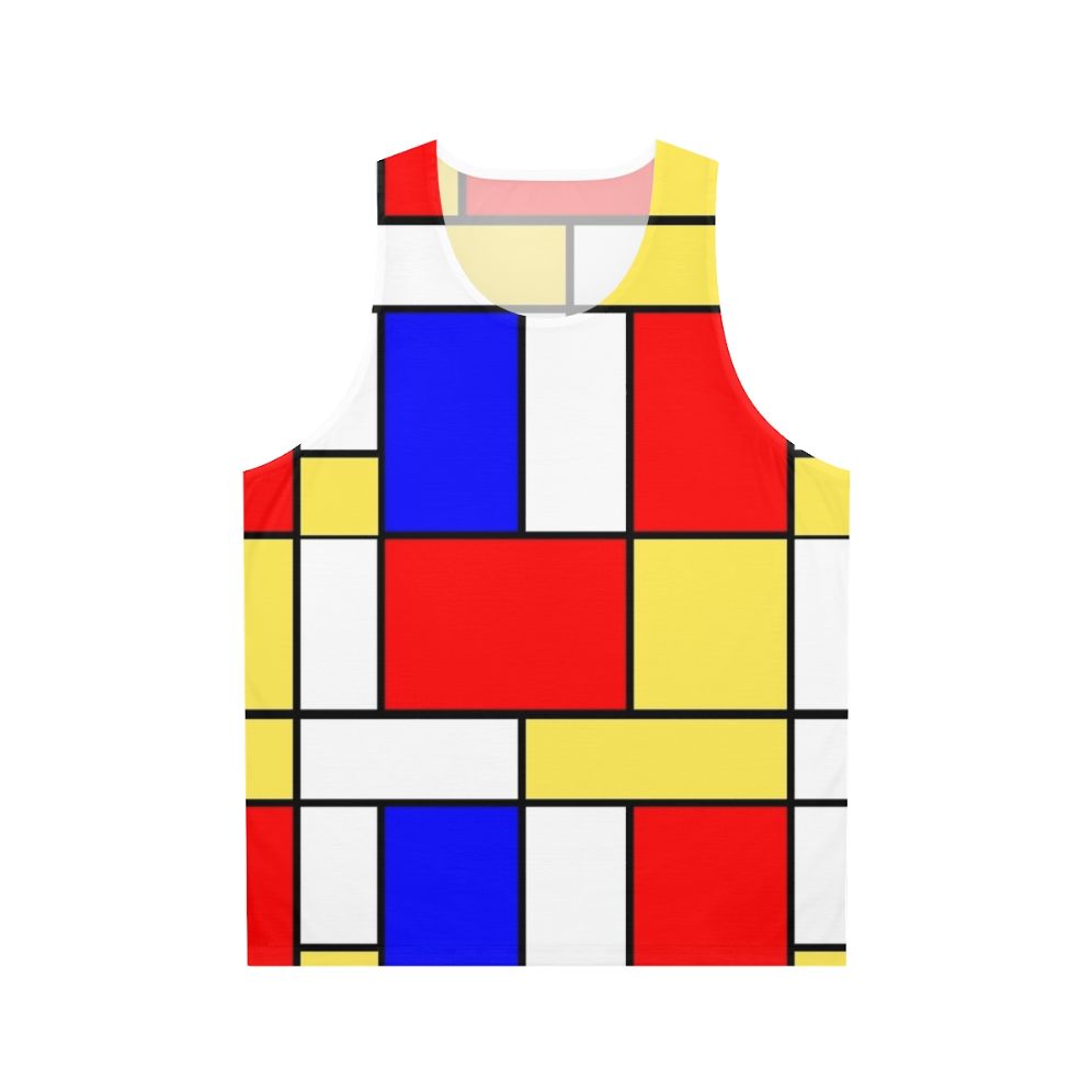 Mod 60s Mondrian-style unisex tank top