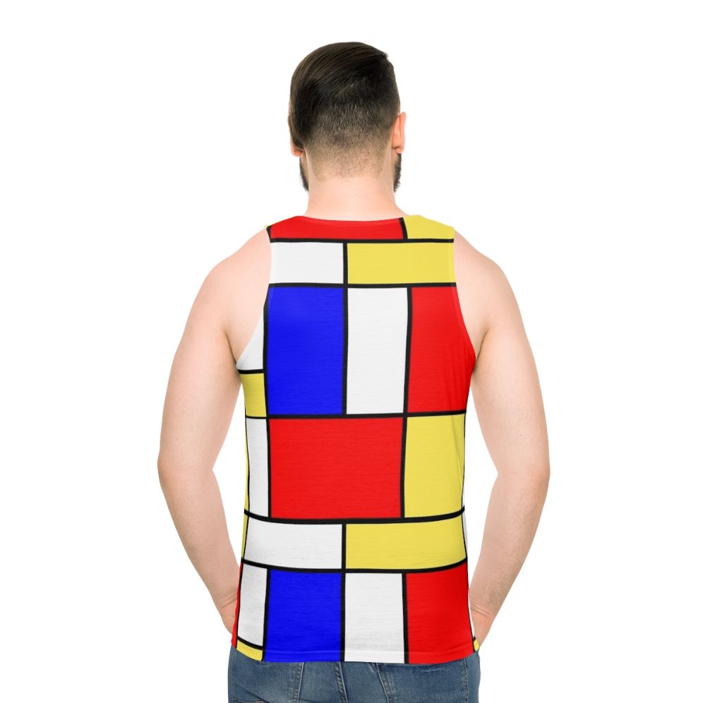 Mod 60s Mondrian-style unisex tank top