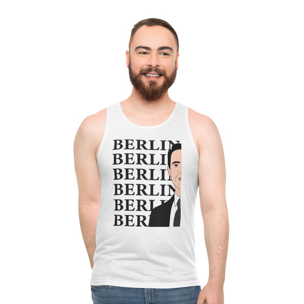 Money Heist Berlin Typography Unisex Tank Top