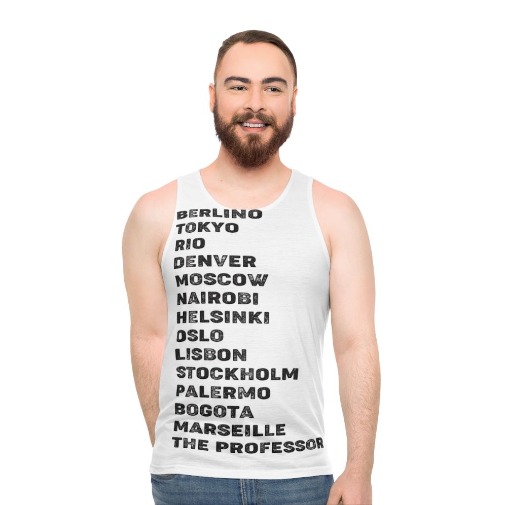 Money Heist Characters Unisex Tank Top