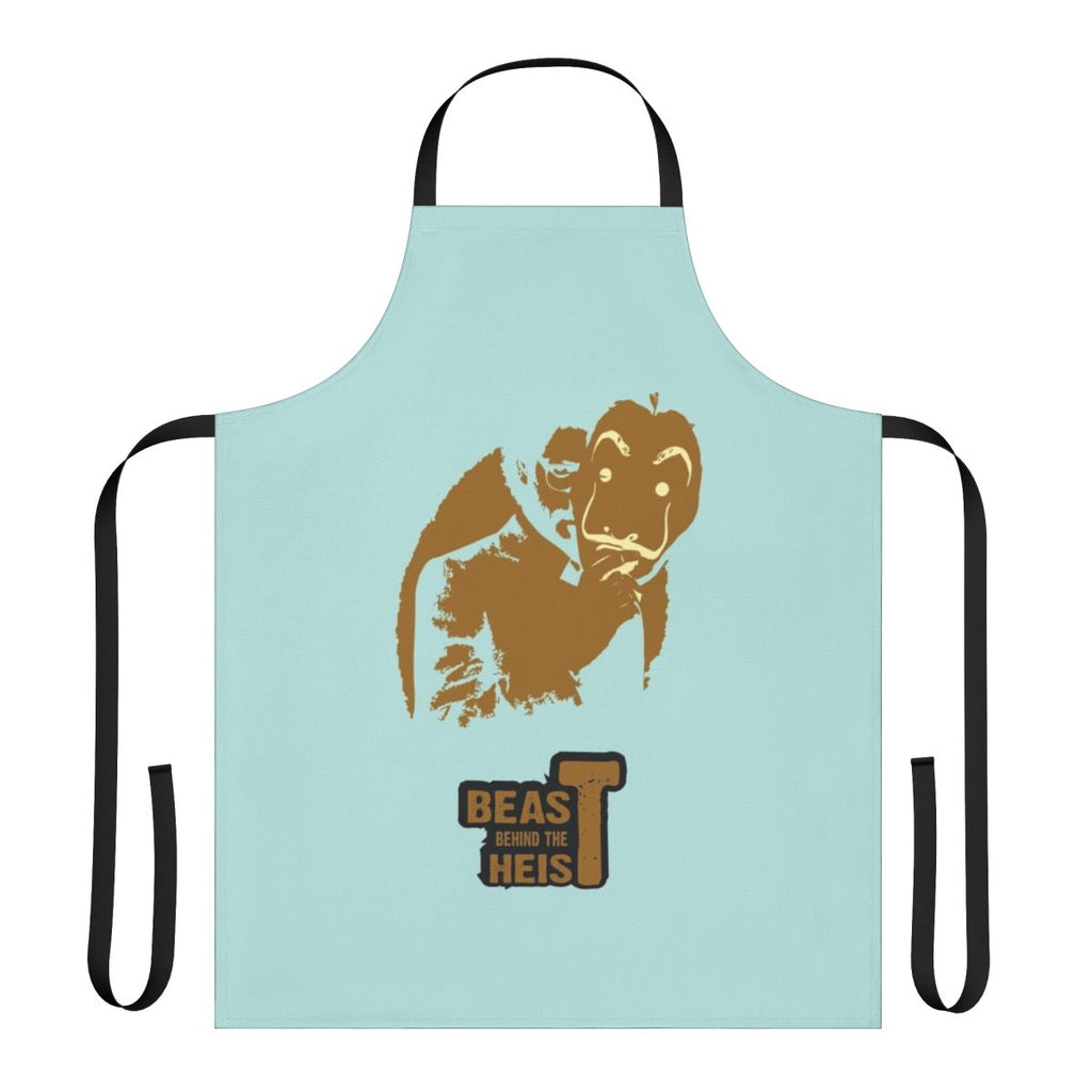 Money Heist inspired apron featuring a stylized graphic design
