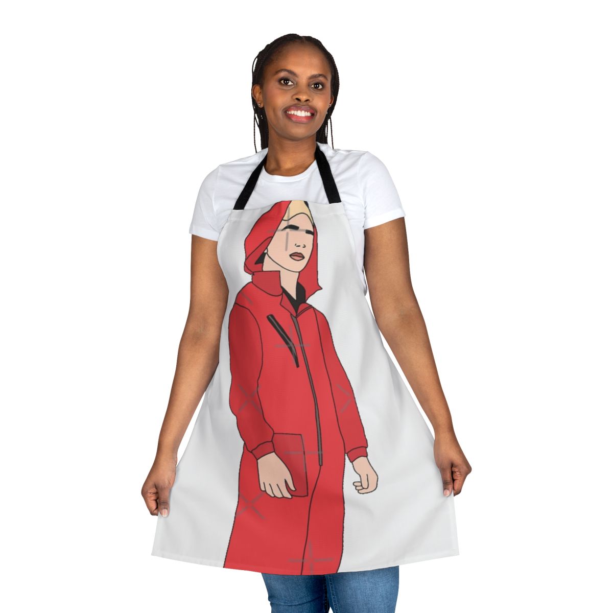 Money Heist Rio Apron featuring the character Rio