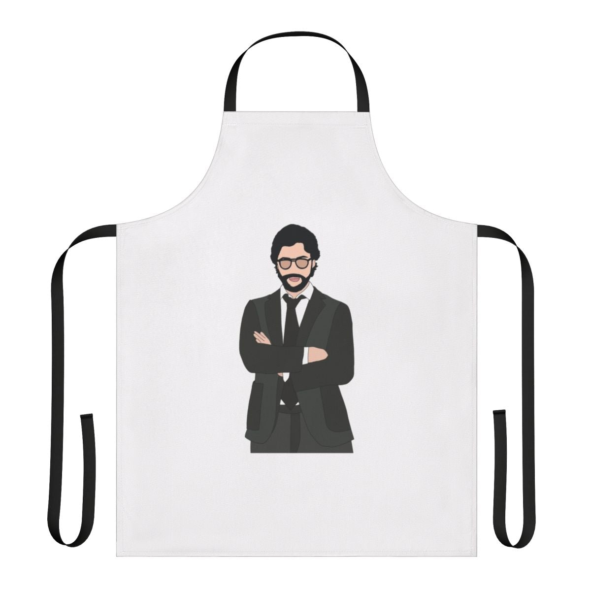 Money Heist inspired apron featuring the character The Professor