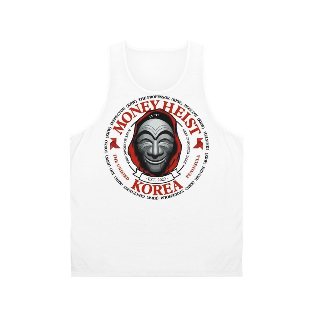 Money Heist Korea Joint Economic Area Unisex Tank Top