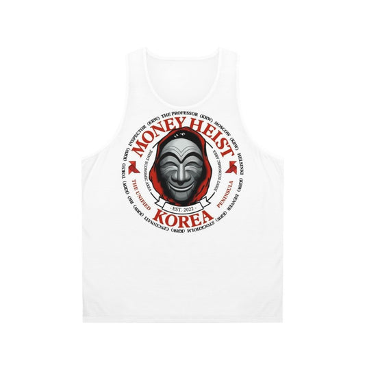 Money Heist Korea Joint Economic Area Unisex Tank Top