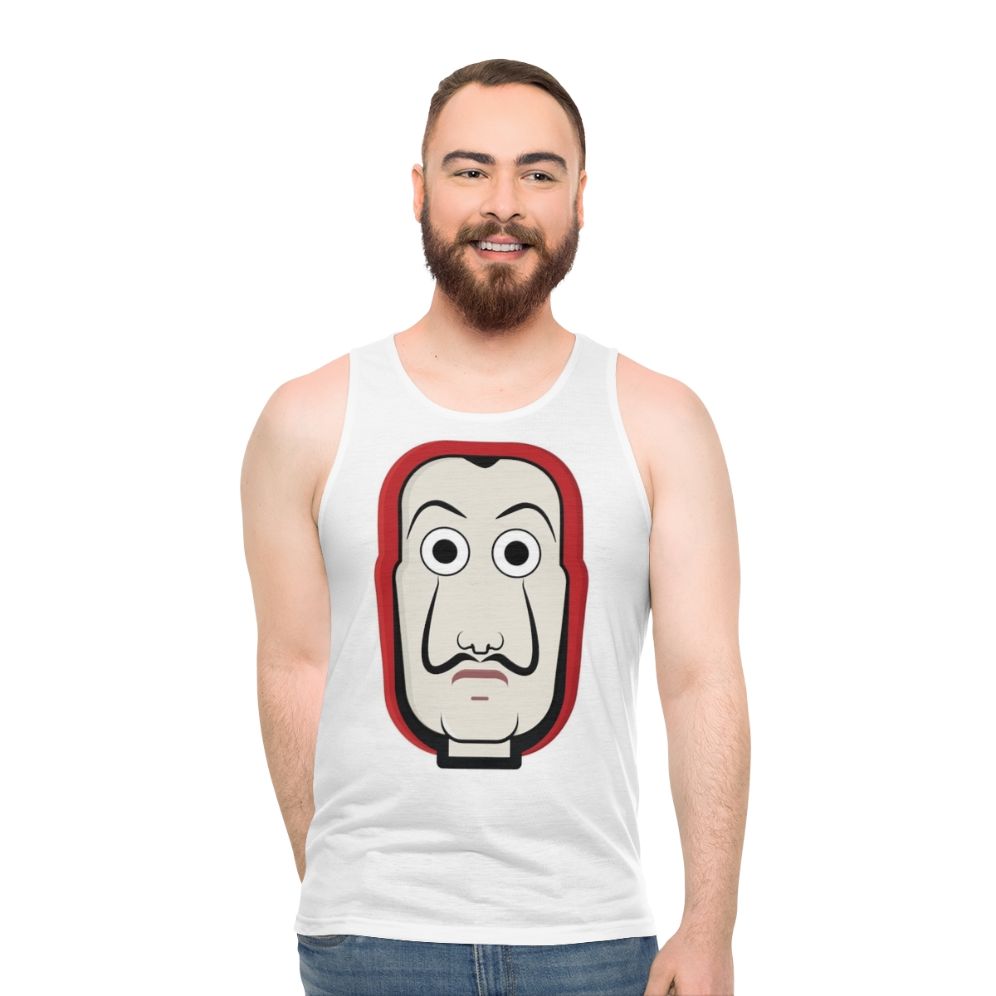 Money Heist Mask Unisex Tank Top
