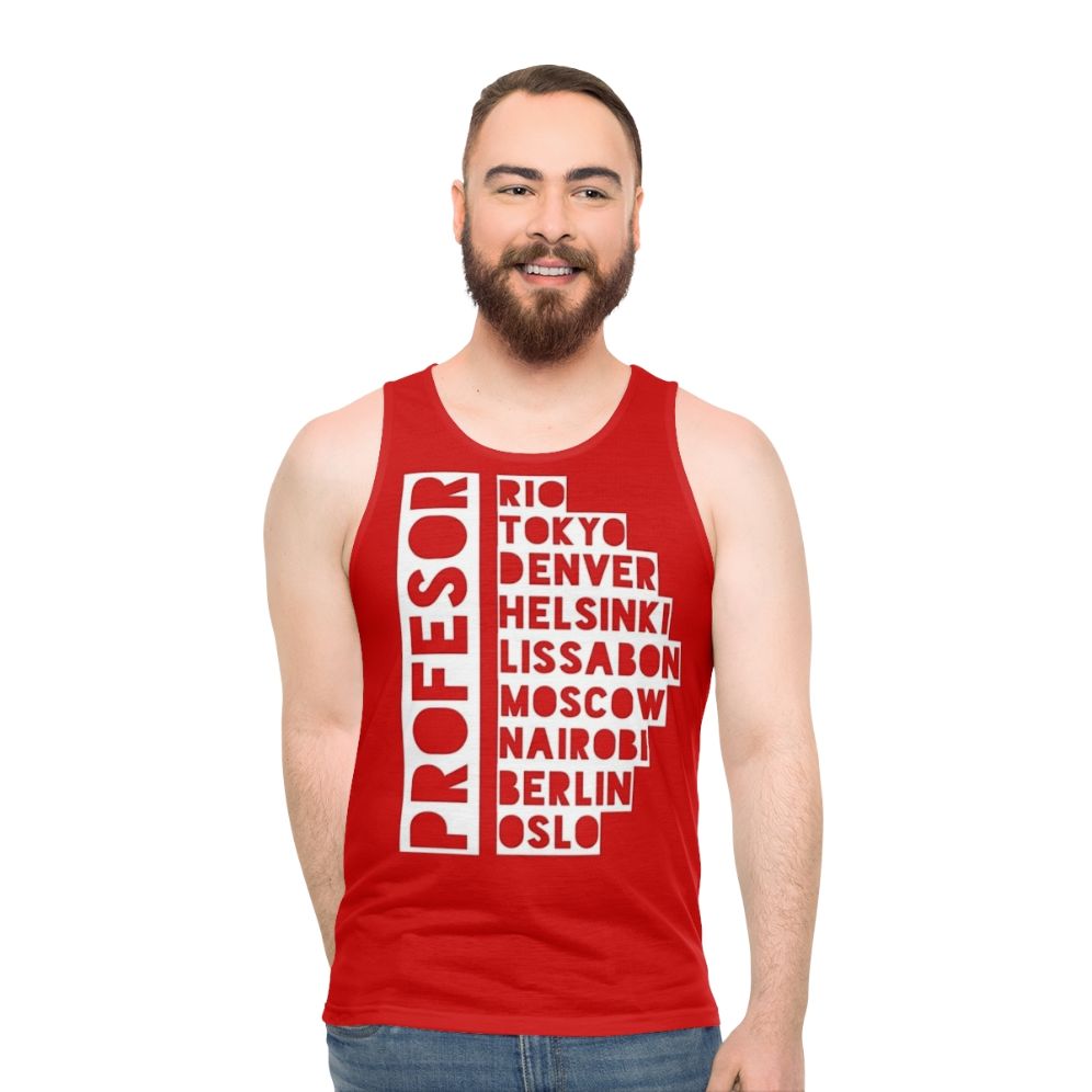Money Heist Professor's Bella Ciao Unisex Tank Top