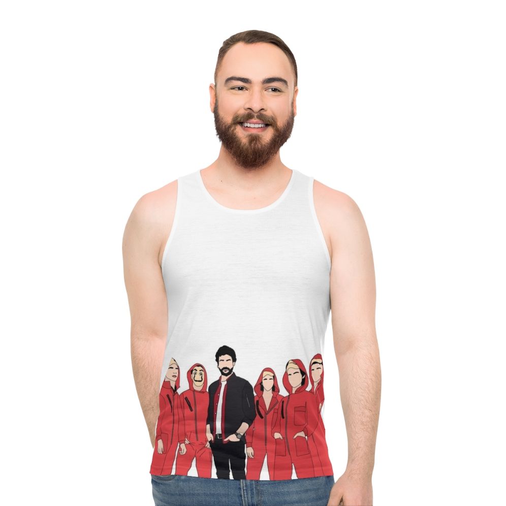 Money Heist Professor and Cast Unisex Tank Top