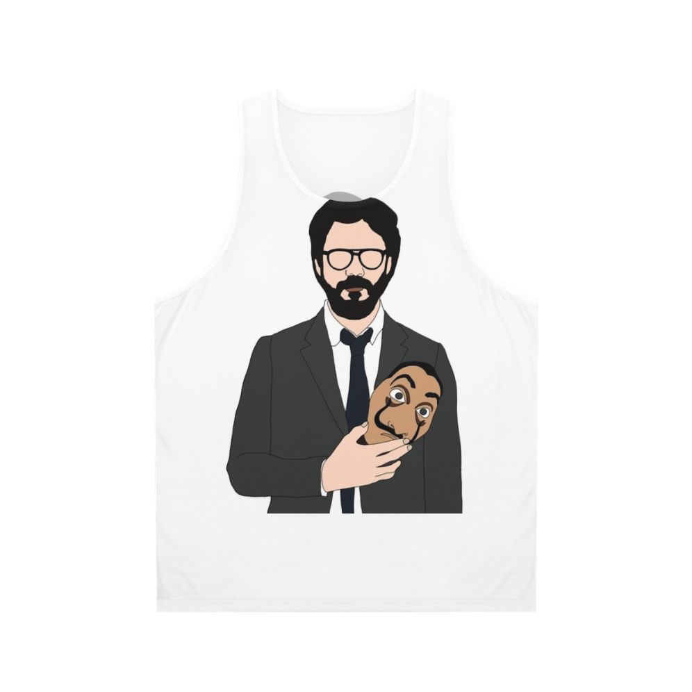 Money Heist Professor Mask Unisex Tank Top