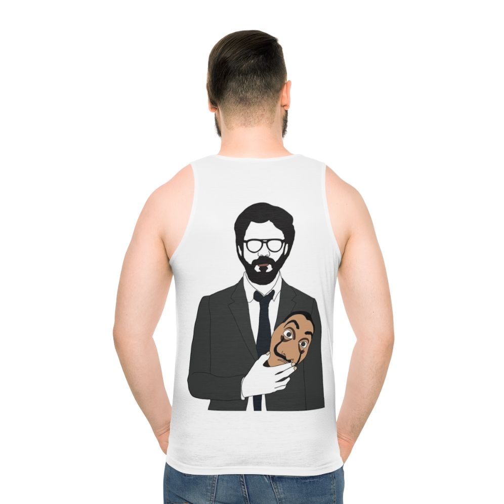 Money Heist Professor And Mask Unisex Tank Top