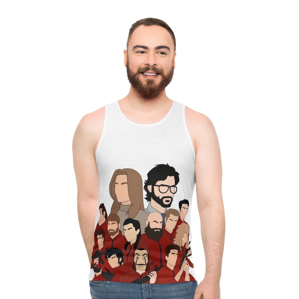 Money Heist Professor and the Cast Unisex Tank Top