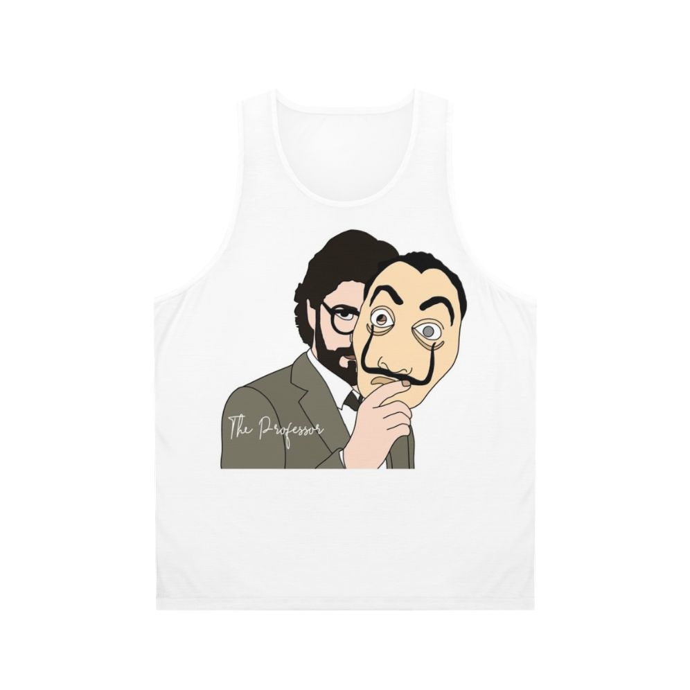 Money Heist Professor and The Mask Unisex Tank Top