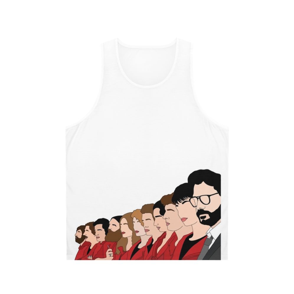 Money Heist Professor and the Cast Unisex Tank Top