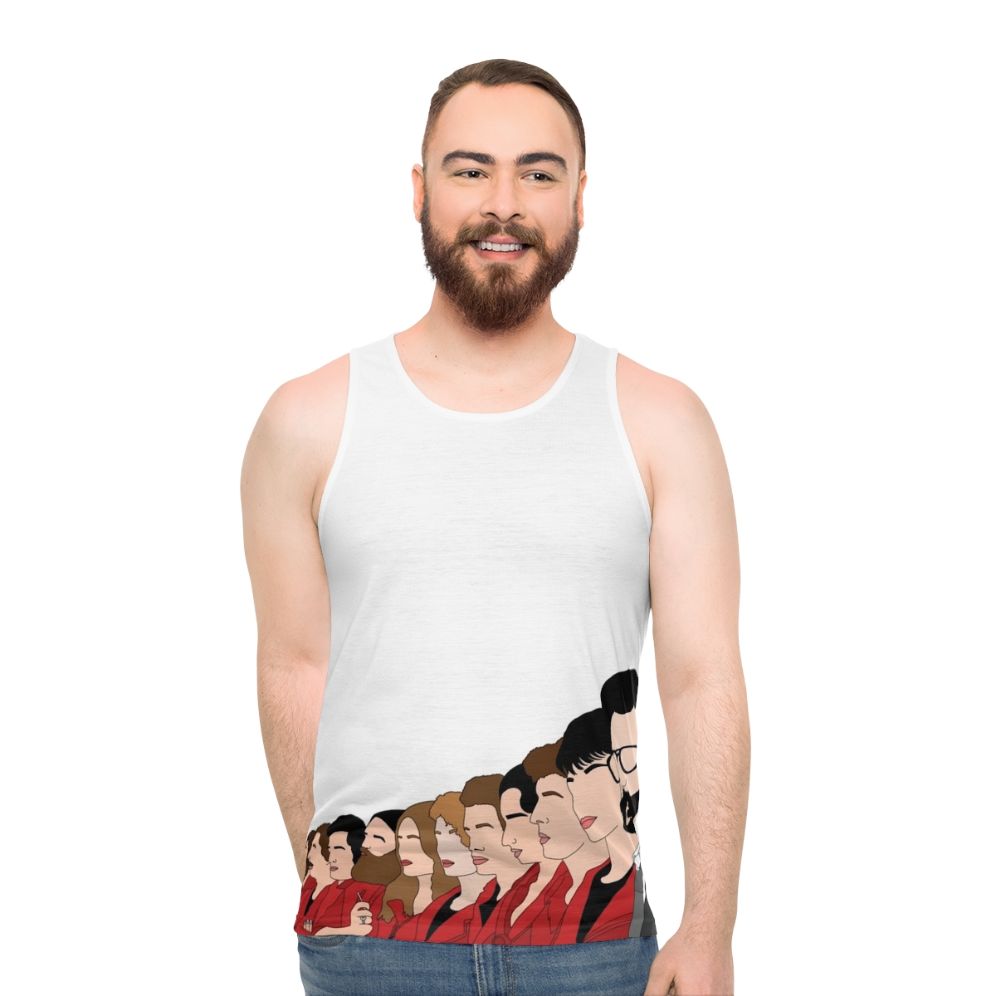 Money Heist Professor and the Cast Unisex Tank Top