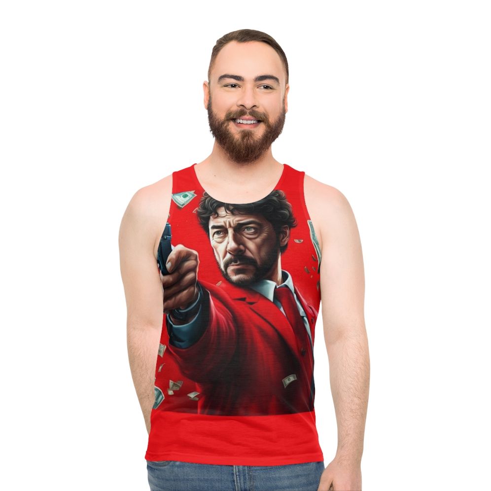 Money Heist Red Suit Unisex Tank Top