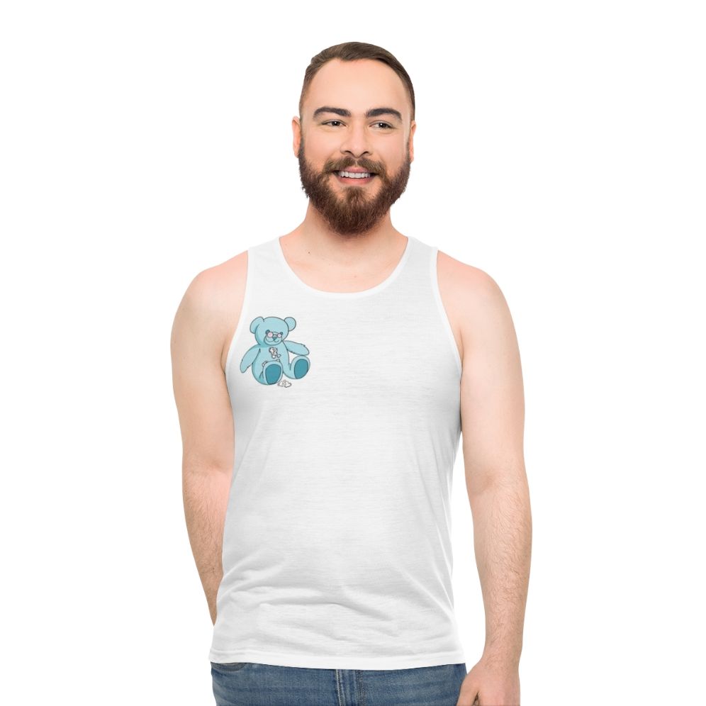 Money Heist Teddy Bear Design Unisex Tank Top