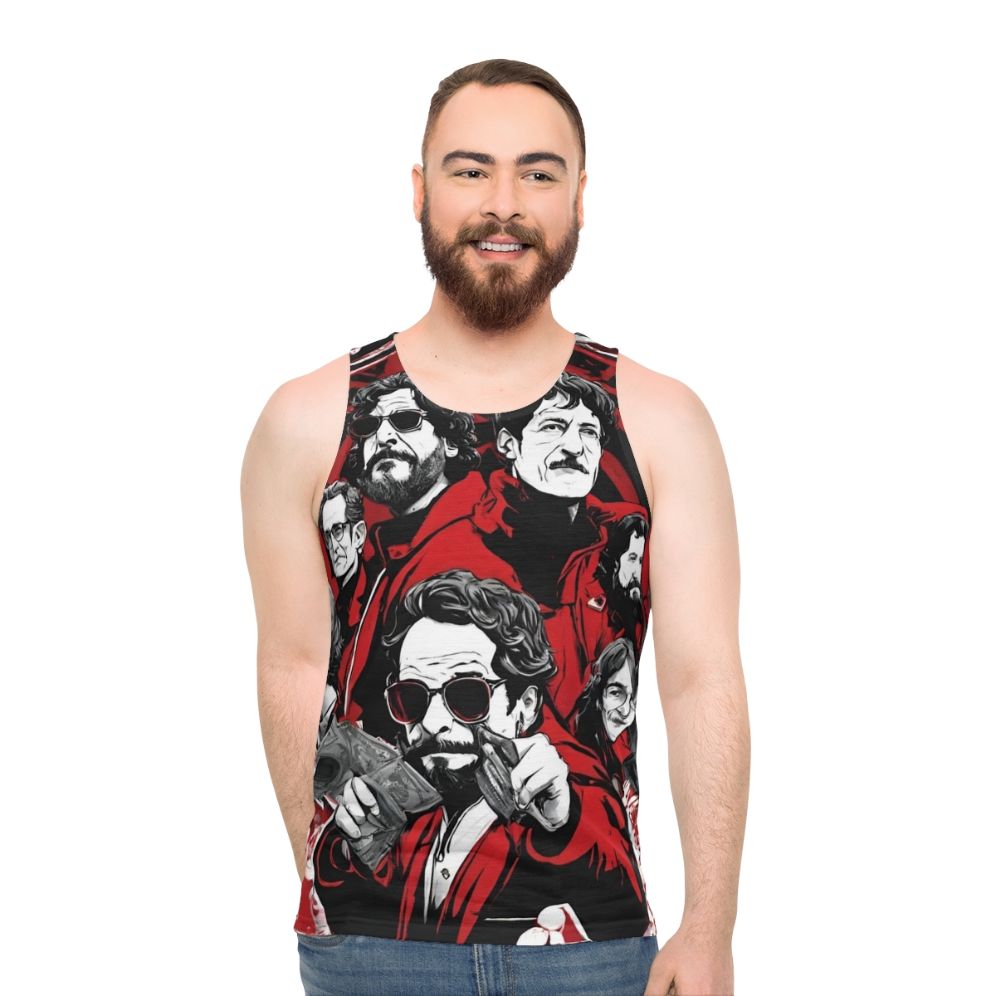 Money Heist Team Artwork Unisex Tank Top
