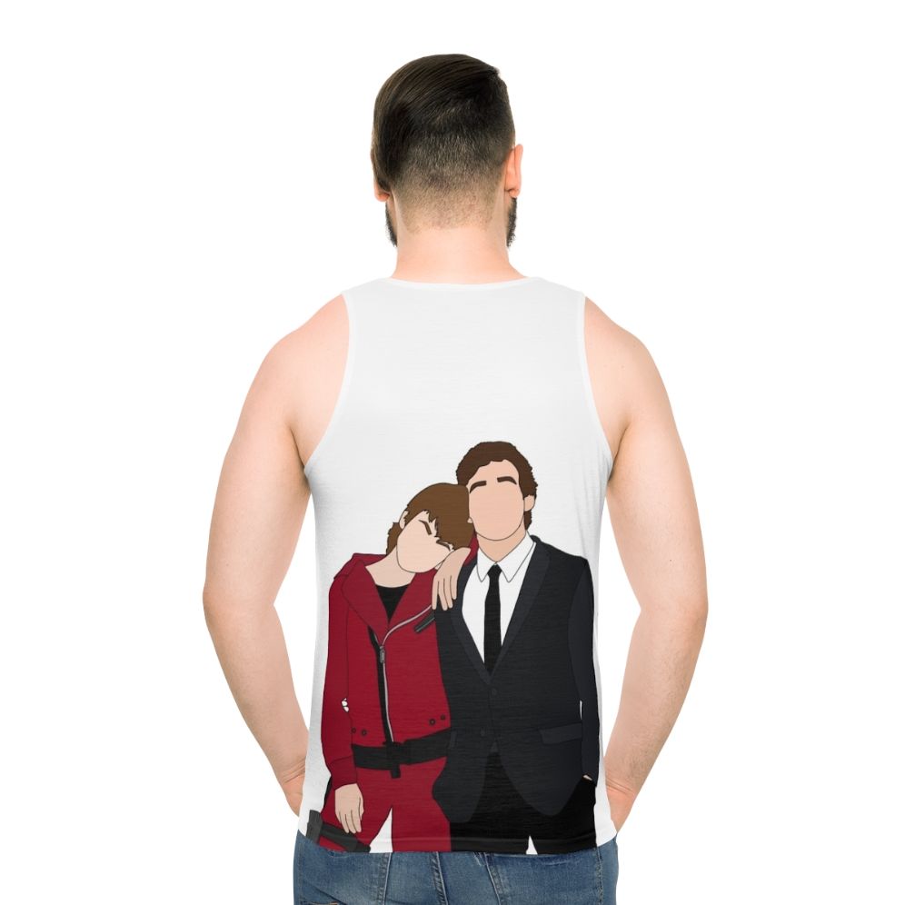 Money Heist Tokyo and Rio Unisex Tank Top