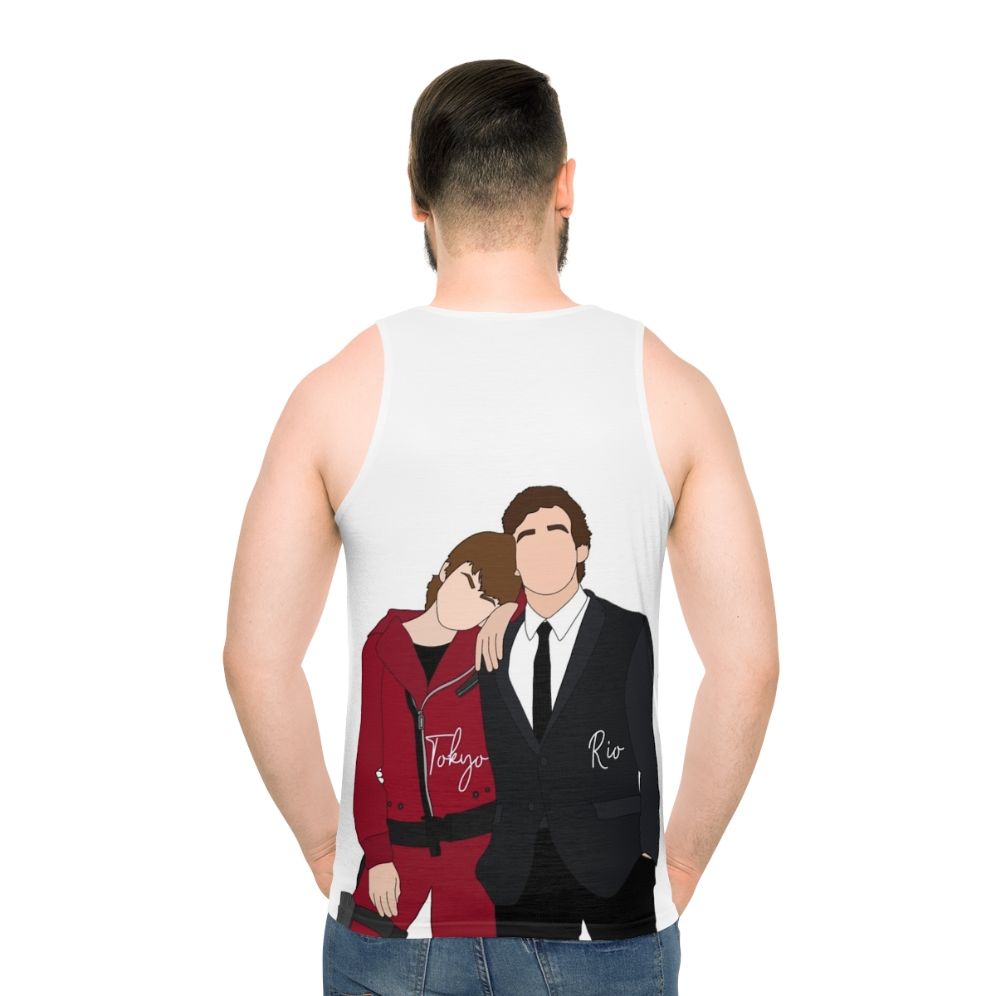 Money Heist Tokyo and Rio Unisex Tank Top