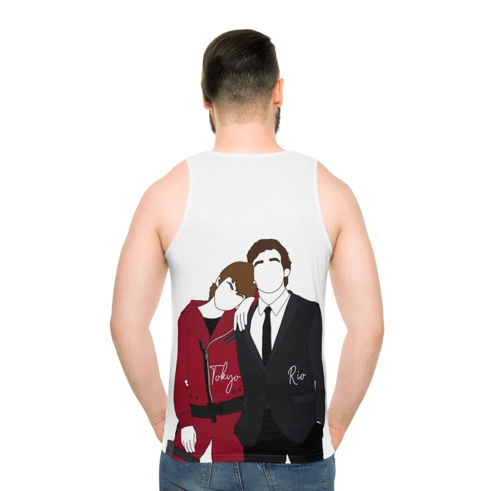 Money Heist Tokyo and Rio Unisex Tank Top