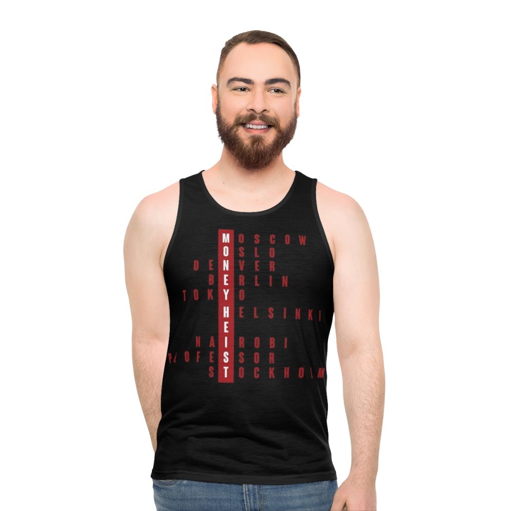 Money Heist Unisex Tank Top with Iconic Quotes