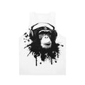 Monkey Business Unisex Tank Top with Graffiti-Style Design