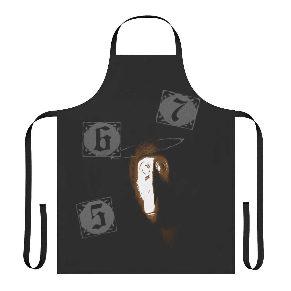 Stylish apron featuring the iconic "Monkey Gone to Heaven" design, perfect for Pixies fans and alternative music lovers.