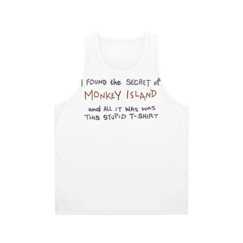 Unisex tank top featuring The Secret of Monkey Island design