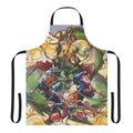 Monkie Kid inspired apron with illustrations from the Journey to the West story