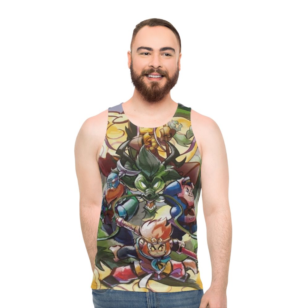 Monkie Kid Sun Wukong Illustration Unisex Tank Top