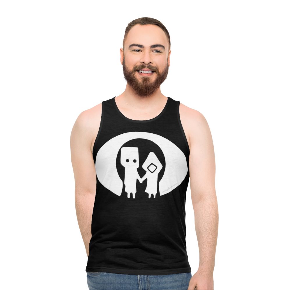 Mono and Six unisex black gaming tank top