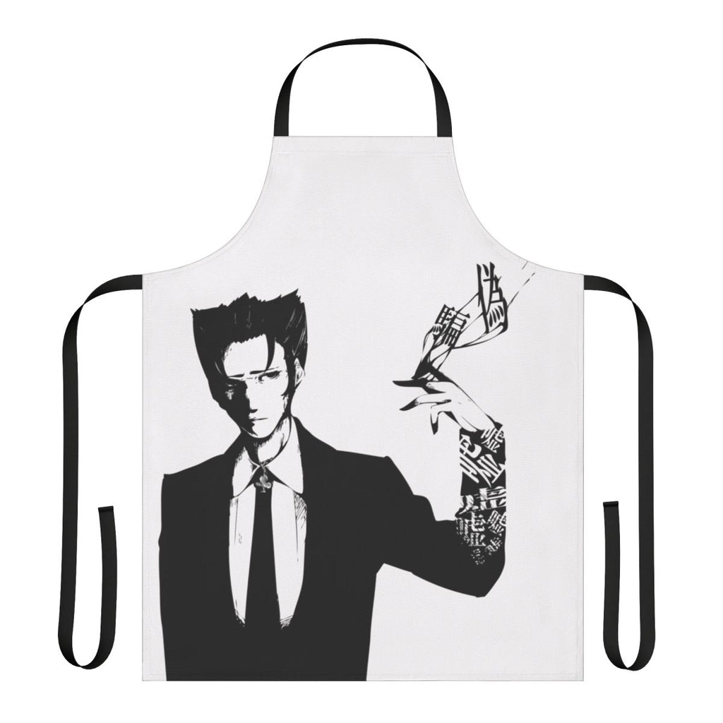 Monogatari Series Anime Apron featuring characters from Bakemonogatari and Nisemonogari
